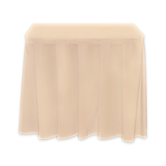 Banketová sukňa š.300cm x v.72-75cm champagne + ramienko